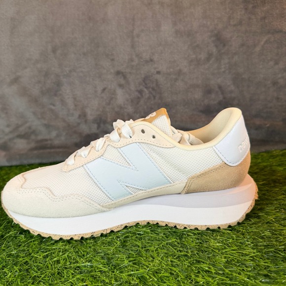 New Balance 237 Casual Running Shoes Cream Tan White Womens Size 6.5 - Picture 5 of 13